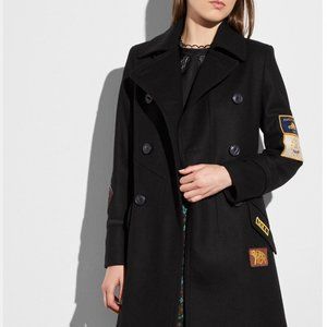 -ISO COACH  1941 Military Patch Wool Naval Coat-